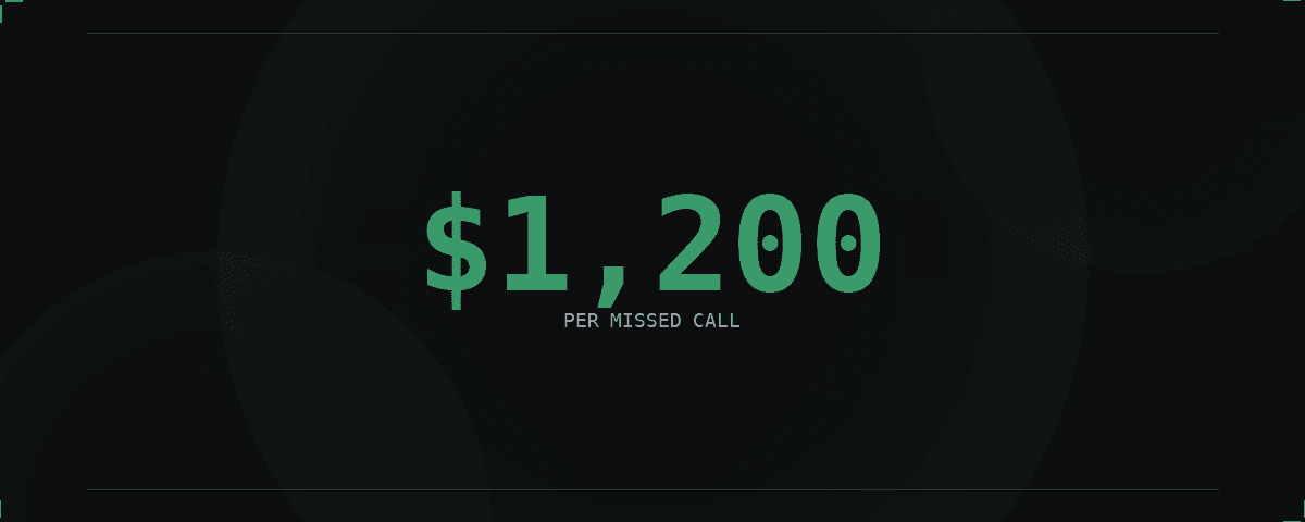 What One Missed Call Actually Costs Your Business
